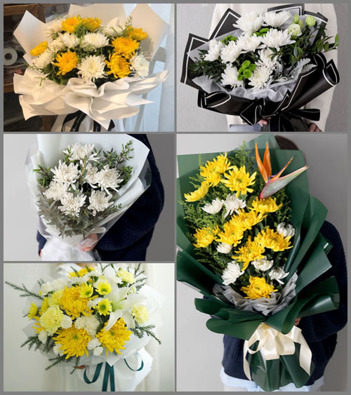 江苏无锡江阴市澄江街道皮弄村白事花束代送